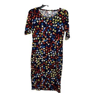 NWT LuLaRoe Dress Women's Disney Mickey Mouse size S navy colorful